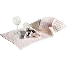 Glass Towel, 16X29, Red Pin Stripes - Pack of 12