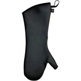 Ultigrips Oven Mitt, 17", Flame Resistant, Black