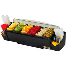 Domed Garnish Center, (2) 3 Pt. Trays, (3) 1.5 Pint Trays