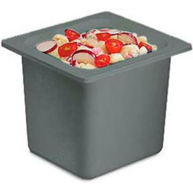 Food Pan, 1/6 Size, 6" Deep, Black