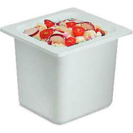 Chill It Food Pan, 1/6 Size, 6" Deep, White