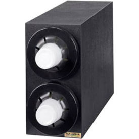 Beverage Cabinet, (2) Cup Dispensers, Black