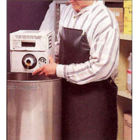 Bib Apron, Fire Retardant, Black, 29"x43"