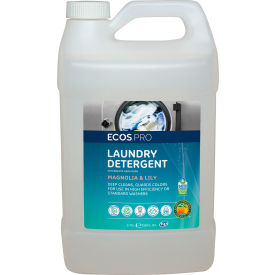 ECOS Pro Magnolia & Lily 2X Laundry Detergent Liquid, Gallon Bottle, 4 Bottles