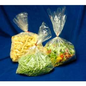 Co Extruded Bottom Gusset Poly Bags, 8"W x 22"L, 1 Mil, Clear, 1000/Pack