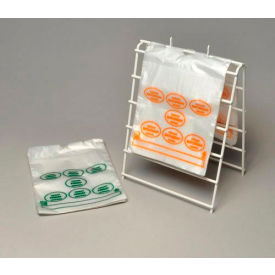 Saddle Pack Printed Portion Control Bags, "Wednesday"-Red Ink, 6-1/2"W x 7"L, .5 Mil, 2000/Pack