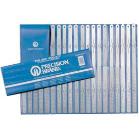20 Piece Steel Feeler Gauge Assortment 1/2" x 12" Blades