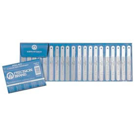 20 Piece Steel Feeler Gauge Assortment 1/2" X 5" Blades