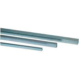 7/8" Square Stainless Steel Keystock, 12" Length