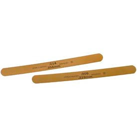 0.008" Brass Thickness Gauge 1/2" x 12" Blades (Pack of 12)