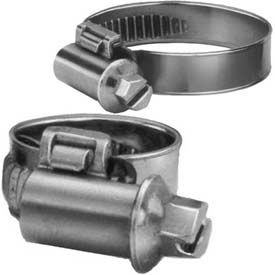 Worm Gear Hose Clamp, 40mm - 60mm Clamping Dia. 10-Pack