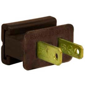 90-695 Slide Plug-Polarized 18/2-SPT-2 Brown