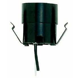 Keyless Lampholder U-Clip Snap-In Socket with 8-inch Leads