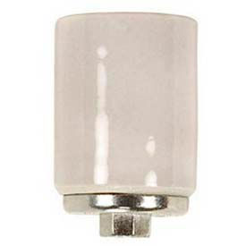 Keyless Porcelain Mogul Socket w/Metal 1/4 IP Cap