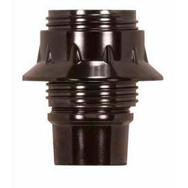 Candelabra European Style Socket Brown 4pc. Full Uno Thread and Ring