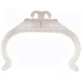 Clear Plastic Horizontal Twin Tube Clip
