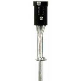 Phenolic Candelabra Socket with 24-in. Leads 3-in. Flange