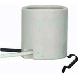 Keyless Unglazed Porcelain Socket w/ 3/8-in. Snap-in Clip