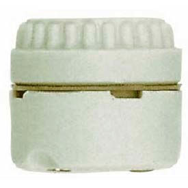 Sign Receptacle - 2pc. Unglazed Porcelain Medium Base w/ Screw Terminals