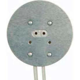 Round Halogen Socket w/8-in. Leads, 1.75" Diameter