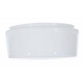 Satco Inside White Drum Glass 10-5/8-in. Diameter