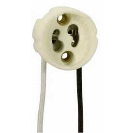 Round Halogen Socket GU10 w/Mounting Holes