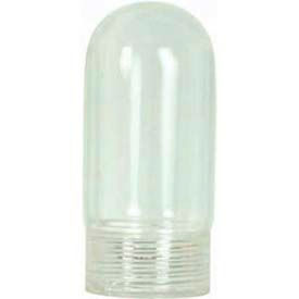 Satco Tubular Clear Glass with Threads