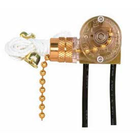 On-Off Canopy Switch Brass Finish