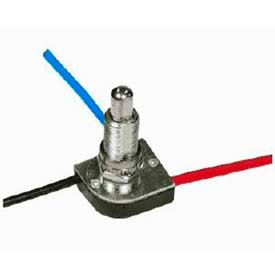 3-Way Metal Push Switch 5/8-in. Bushing Brass Finish