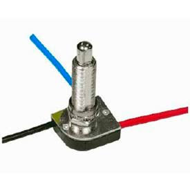 3-Way Metal Push Switch 1-1/8-in. Bushing Nickel Finish