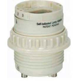 Phenolic CFL Lampholder w/Uno Ring G24q-1 - GX24q-1 60Hz 0.15A 13W-120V