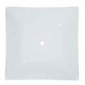 Bend Glass - 12-in. Square White