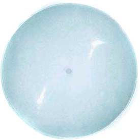 13-in. Round White Glass Bend