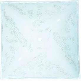 Bend Glass - 14-in. Square White - Clear