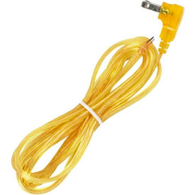 8 Ft. Flat Plug Cord Set 18/2 SPT-2-105-#176;C, Clear Gold