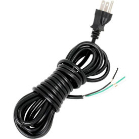 15 Ft. Heavy Duty Cord Set 18/3 SVT -105-#176;C, Black