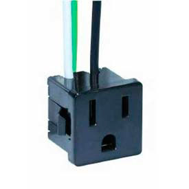 80-1142 3 Wire 2 Pole Snap-In Convenience Outlet