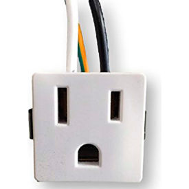 4 Wire 2 Pole Snap-In Convenience Outlet