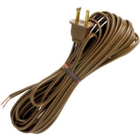 20 Ft. Cord Set, 18/2 SPT-1, Brown