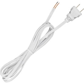 7 Ft. Cord Set, 18/2 SPT-1, White