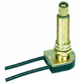On-Off Metal Rotary Switch 1-1/2-in. Bushing Brass Finish