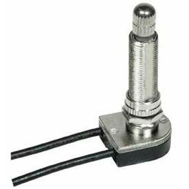 On-Off Metal Rotary Switch 1-1/2-in. Bushing Nickel Finish