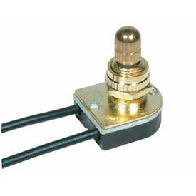 On-Off Metal Rotary Switch Brass Finish