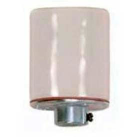 Keyless 3 Terminal Grounded Porcelain Socket with Metal Cap - 1/8 IPS