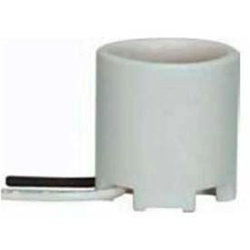 Porcelain Socket - Glazed