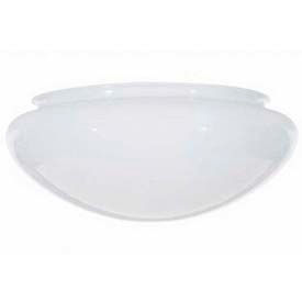 9-1/2-in. Diameter Sprayed Inside White Mushroom Glass