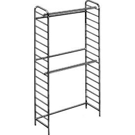 48"W x 16"D x 88"H Black Single High Wall Rack