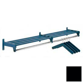 60"W Wall Mounted Hanger Style Coat Rack