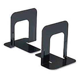Standard Economy Metal Bookends, Black Enamel