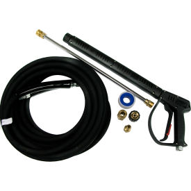 4000 psi Pressure Washing Gun Kit with Rubber Hose and Wand